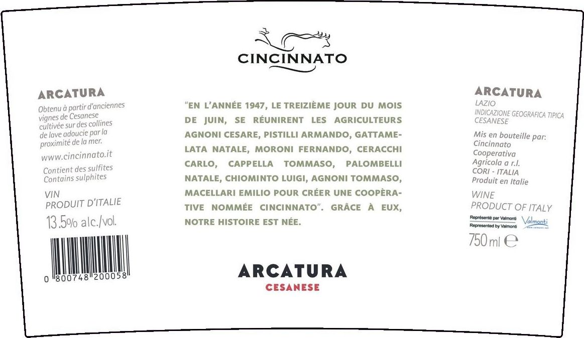 Arcatura Cesanese