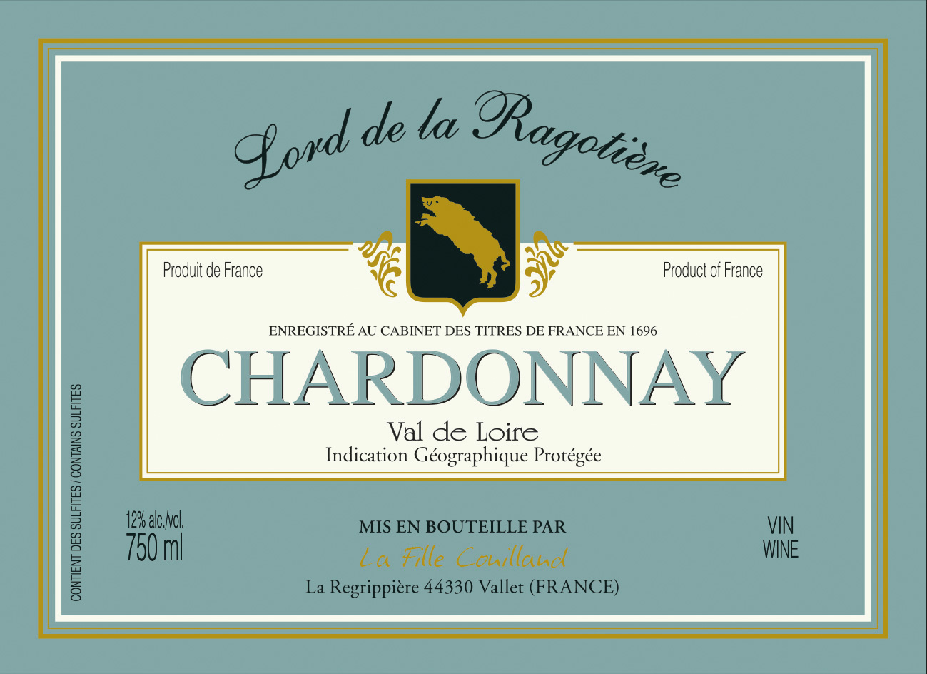 Lord de la Ragotière - Chardonnay 