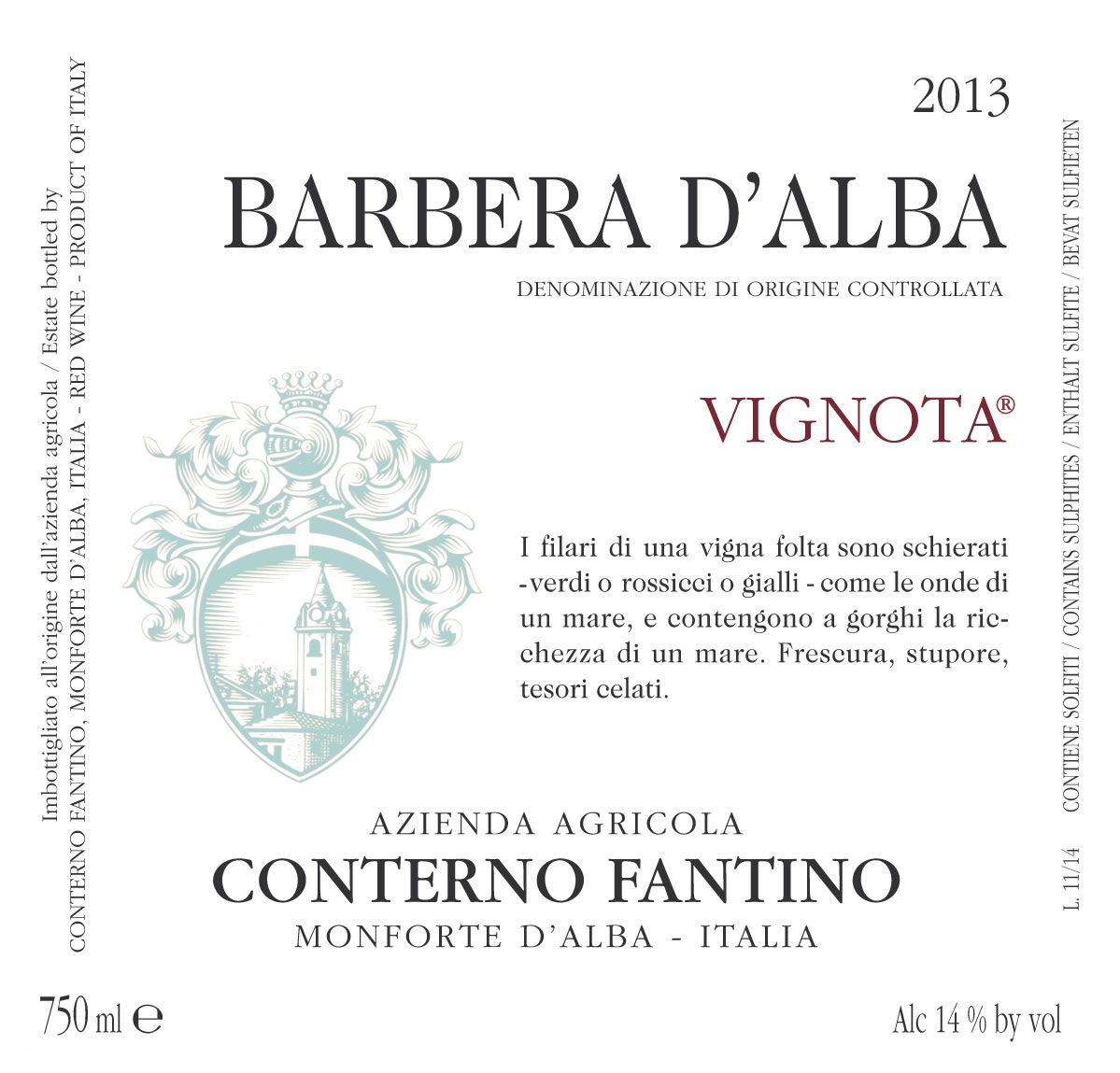 Vignota Barbera d'Alba