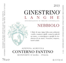  Ginestrino Langhe Nebbiolo